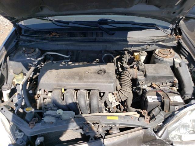 2T1KR32E26C574672 - 2006 TOYOTA COROLLA MA XR GRAY photo 12