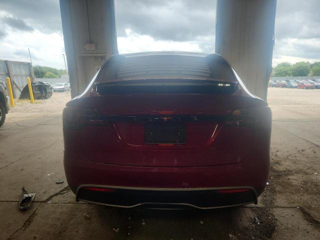 7SAXCBE5XRF456076 - 2024 TESLA MODEL X Czerwony zdjęcie 6