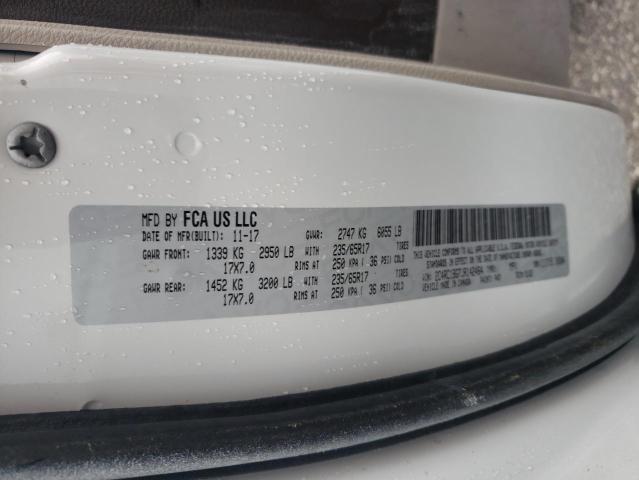 2C4RC1BG7JR142464 - 2018 CHRYSLER PACIFICA TOURING L 白色 照片 13