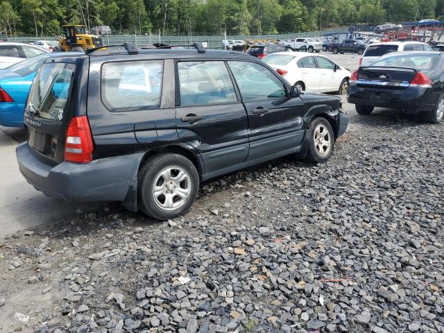 JF1SG63695H719916 - 2005 SUBARU FORESTER 2.5X BLACK photo 3