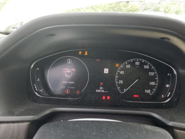 1HGCV1F51KA077191 - 2019 HONDA ACCORD EXL WHITE photo 9