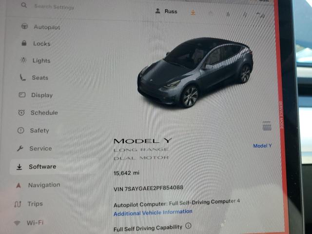 7SAYGAEE2PF854088 - 2023 TESLA MODEL Y Graphit Foto 9