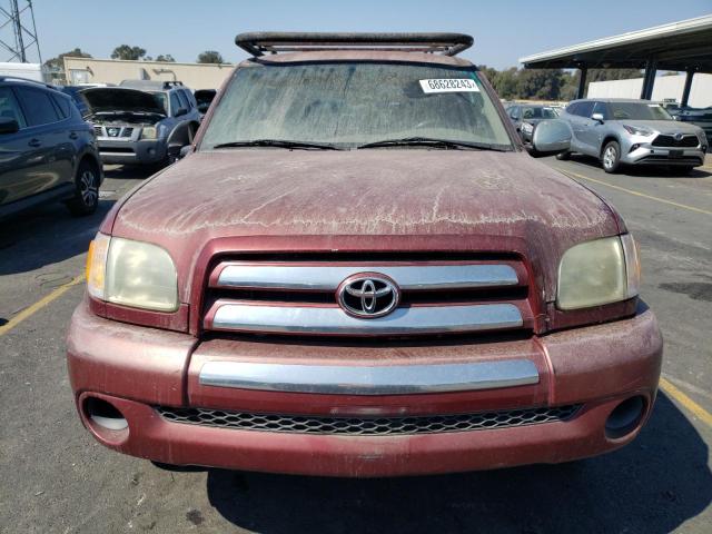 5TBRN34173S436254 - 2003 TOYOTA TUNDRA ACCESS CAB SR5 RED photo 5