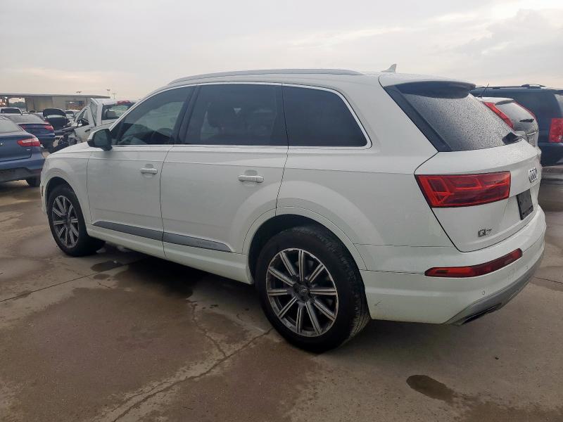 WA1AHAF72KD031361 - 2019 AUDI Q7 PREMIUM WHITE photo 2