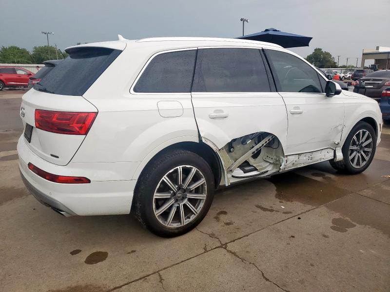 WA1AHAF72KD031361 - 2019 AUDI Q7 PREMIUM WHITE photo 3