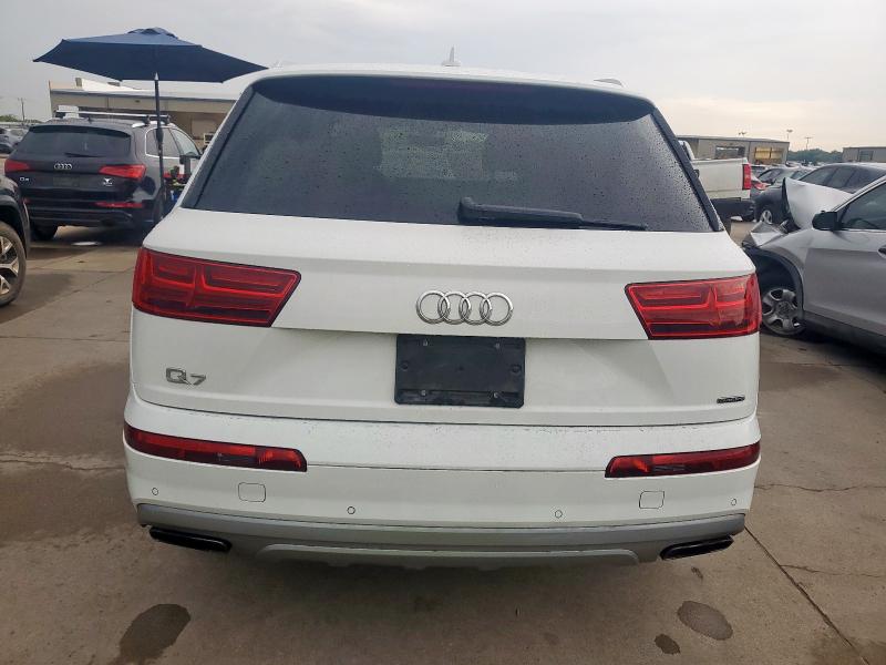 WA1AHAF72KD031361 - 2019 AUDI Q7 PREMIUM WHITE photo 6