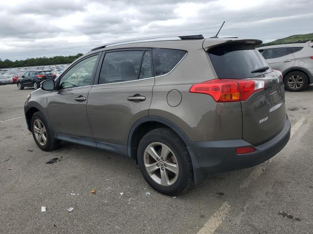 JTMRFREV9FD111274 - 2015 TOYOTA RAV4 XLE BROWN photo 2