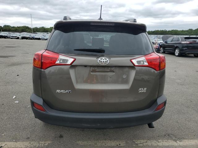 JTMRFREV9FD111274 - 2015 TOYOTA RAV4 XLE BROWN photo 6