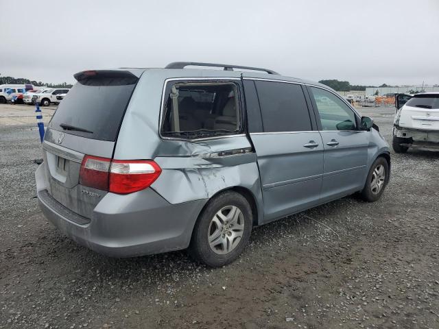 5FNRL38436B125396 - 2006 HONDA ODYSSEY EX BLUE photo 3