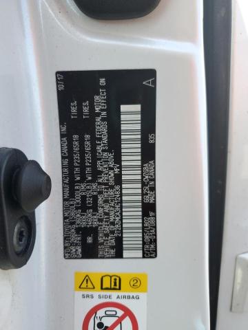 2T2BZMCA3HC124836 - 2017 LEXUS RX 350 BASE 白色 照片 12