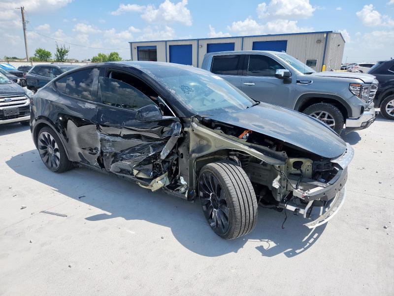 7SAYGDEF3SA341741 - 2025 TESLA MODEL Y Սև լուսանկար 4