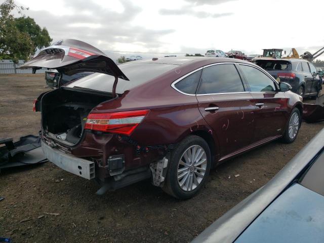 4T1BD1EB0DU016688 - 2013 TOYOTA AVALON HYBRID BURGUNDY photo 3