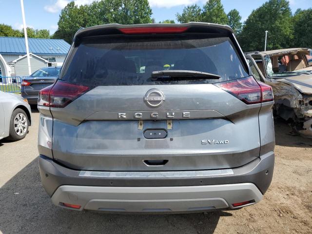 5N1BT3BB8PC690262 - 2023 NISSAN ROGUE SV GRAY photo 6