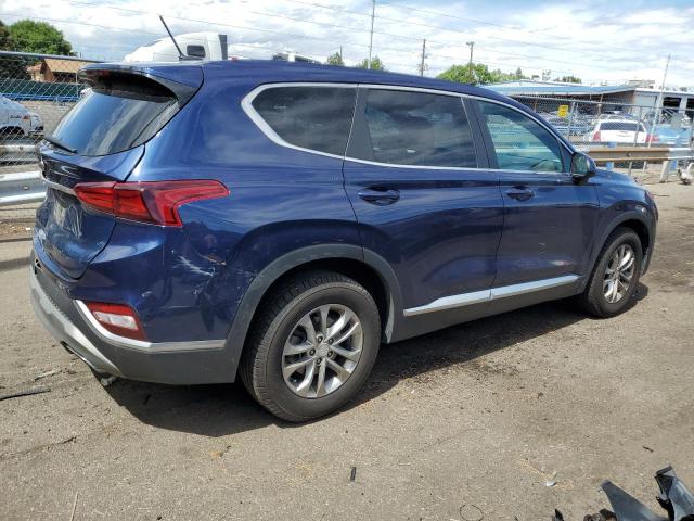 5NMS2CAD0KH117084 - 2019 HYUNDAI SANTA FE SE BLUE photo 3