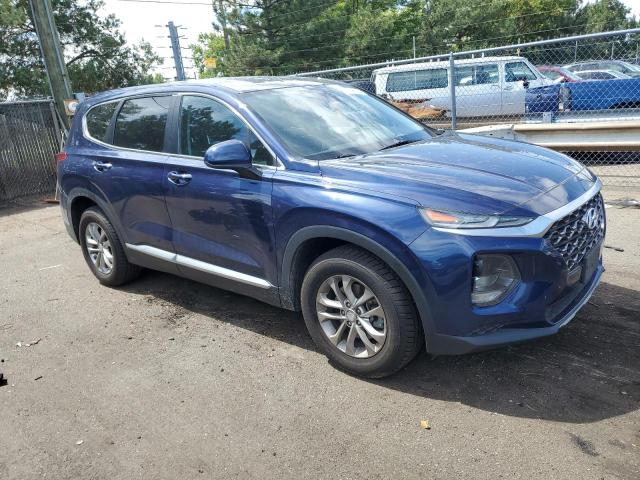 5NMS2CAD0KH117084 - 2019 HYUNDAI SANTA FE SE BLUE photo 4