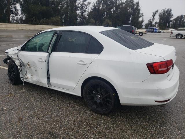 3VW1K7AJ5FM307343 - 2015 VOLKSWAGEN JETTA BASE أبيض صورة 2