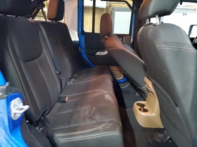 1C4BJWEG9GL170414 - 2016 JEEP WRANGLER U SAHARA BLUE photo 11