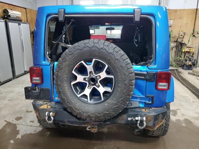 1C4BJWEG9GL170414 - 2016 JEEP WRANGLER U SAHARA BLUE photo 6