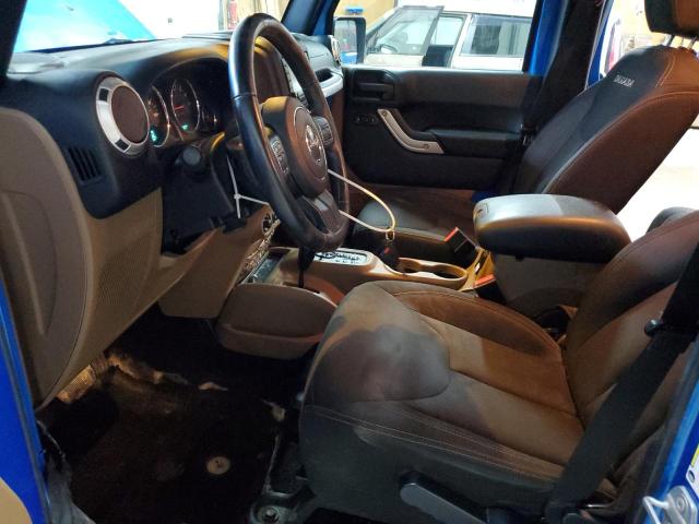 1C4BJWEG9GL170414 - 2016 JEEP WRANGLER U SAHARA BLUE photo 7