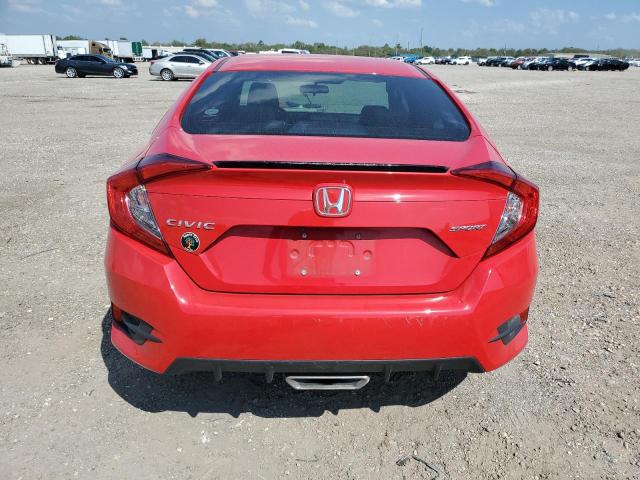 2HGFC2F81KH548552 - 2019 HONDA CIVIC SPORT წითელი ფოტო 6