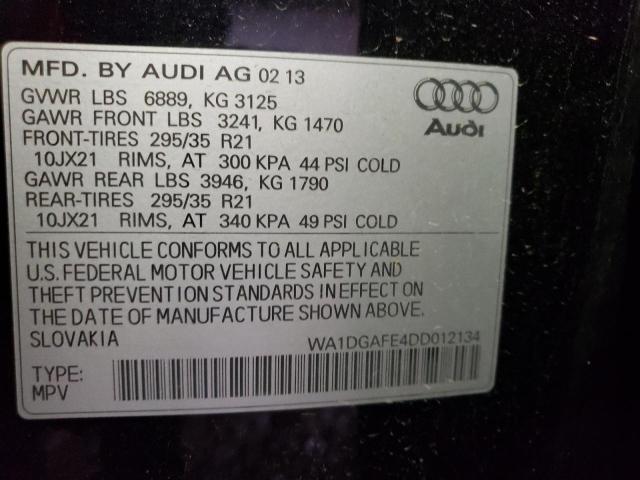 WA1DGAFE4DD012134 - 2013 AUDI Q7 PRESTIGE 黑色 照片 13