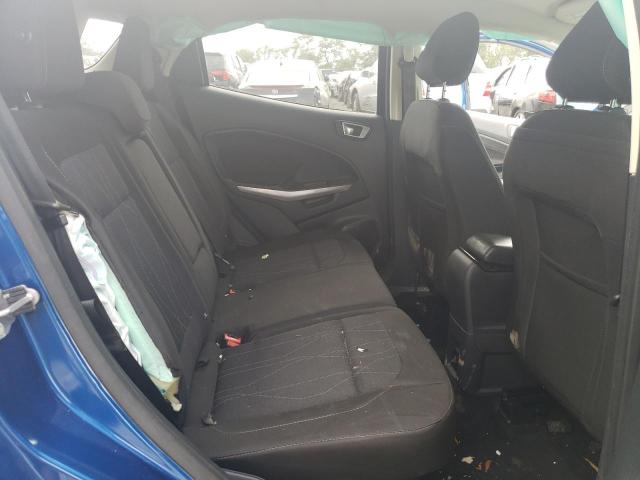 MAJ3S2GEXKC266590 - 2019 FORD ECOSPORT SE BLUE photo 10