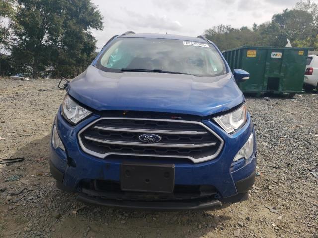 MAJ3S2GEXKC266590 - 2019 FORD ECOSPORT SE BLUE photo 5