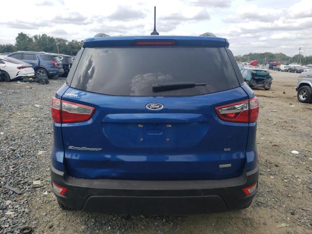 MAJ3S2GEXKC266590 - 2019 FORD ECOSPORT SE BLUE photo 6