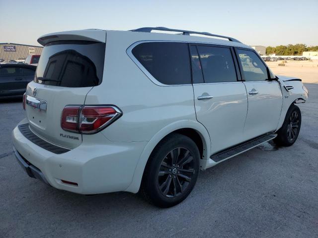 JN8AY2NF5L9360679 - 2020 NISSAN ARMADA PLATINUM WHITE photo 3