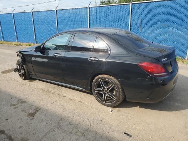 55SWF8EB8KU283252 - 2019 MERCEDES-BENZ C 300 4MATIC BLACK photo 2