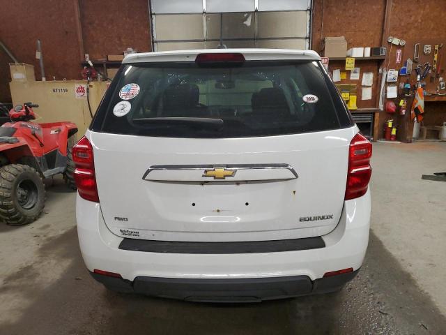 2GNFLEEK3G6265013 - 2016 CHEVROLET EQUINOX LS WHITE photo 6