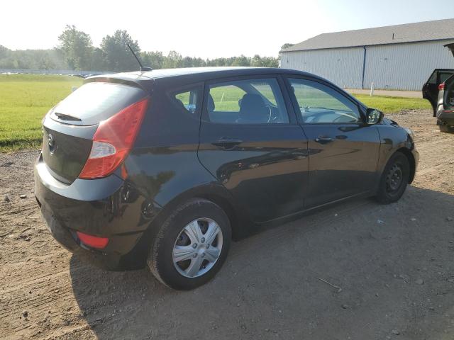 KMHCT5AE0CU014923 - 2012 HYUNDAI ACCENT GLS BLACK photo 3