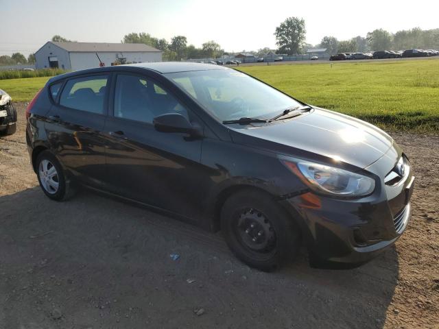 KMHCT5AE0CU014923 - 2012 HYUNDAI ACCENT GLS BLACK photo 4