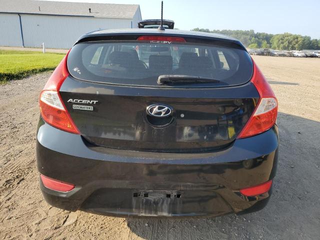 KMHCT5AE0CU014923 - 2012 HYUNDAI ACCENT GLS BLACK photo 6