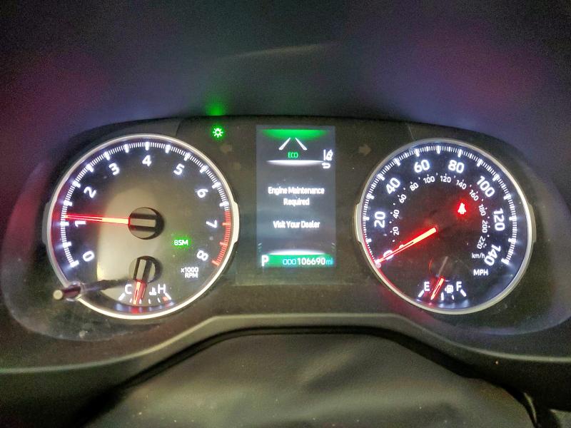 2T3W1RFV1LC053869 - 2020 TOYOTA RAV4 XLE WHITE photo 9