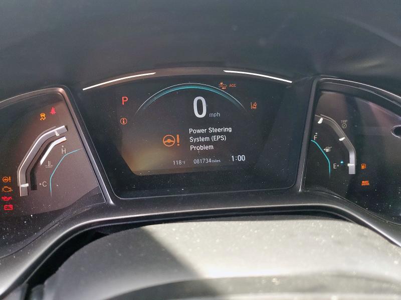 SHHFK7H62KU212391 - 2019 HONDA CIVIC EX GRAY photo 9