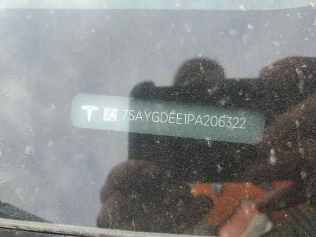 7SAYGDEE1PA206322 - 2023 TESLA MODEL Y Szary zdjęcie 12