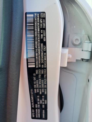 ZASFAKBN0J7C22095 - 2018 ALFA ROMEO STELVIO TI WHITE photo 14