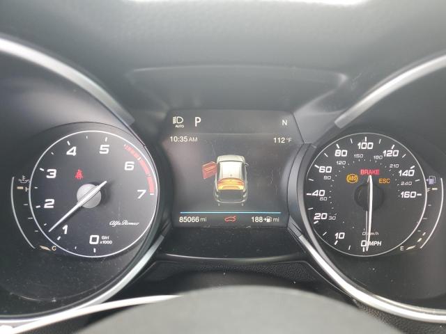ZASFAKBN0J7C22095 - 2018 ALFA ROMEO STELVIO TI WHITE photo 9