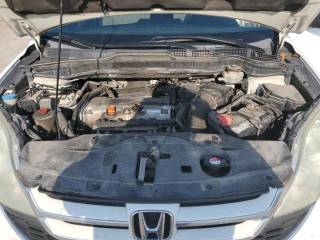 5J6RE4H56AL001244 - 2010 HONDA CR-V EX WHITE photo 12