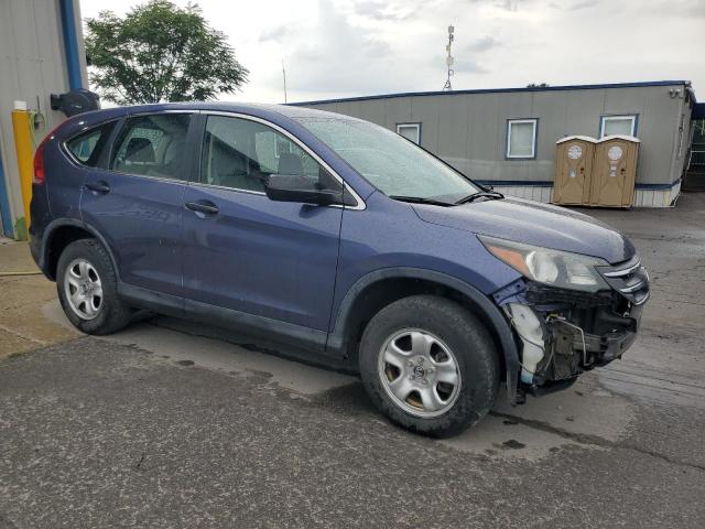 5J6RM4H31CL048914 - 2012 HONDA CR-V LX BLUE photo 4