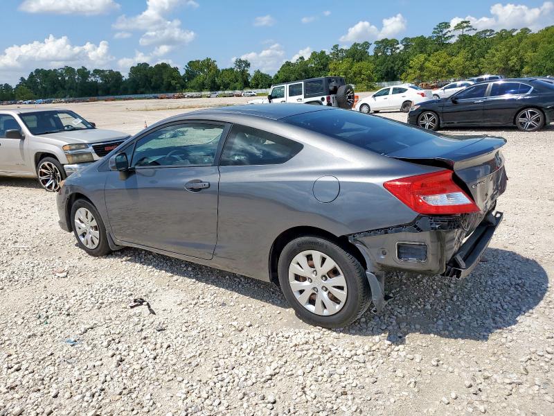 2HGFG3B52CH500419 - 2012 HONDA CIVIC LX GRAY photo 2