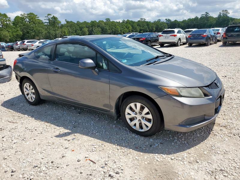 2HGFG3B52CH500419 - 2012 HONDA CIVIC LX GRAY photo 4