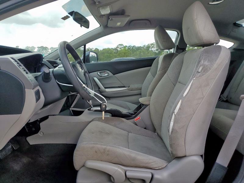 2HGFG3B52CH500419 - 2012 HONDA CIVIC LX GRAY photo 7