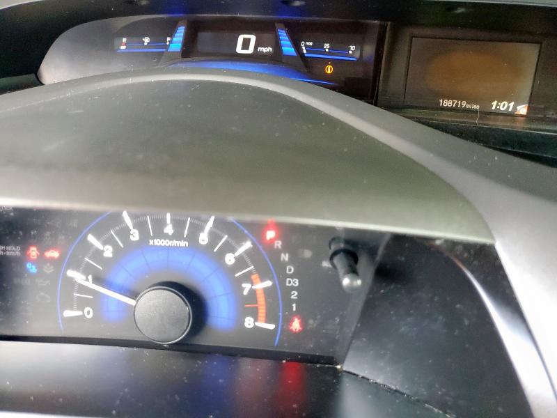 2HGFG3B52CH500419 - 2012 HONDA CIVIC LX GRAY photo 9