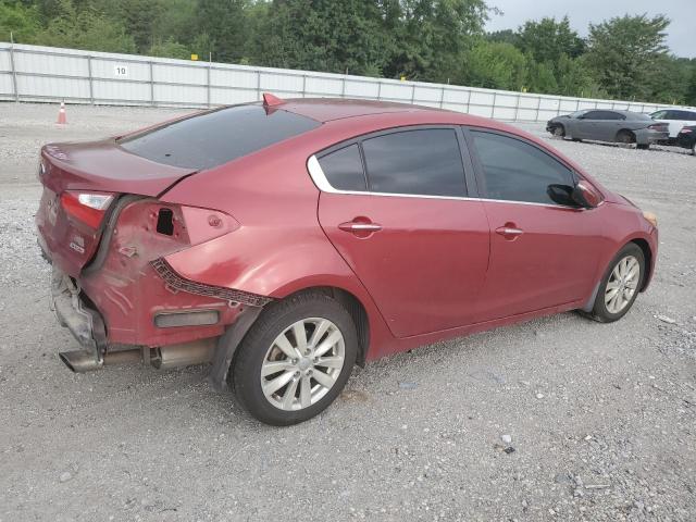 KNAFX4A85F5323406 - 2015 KIA FORTE EX RED photo 3