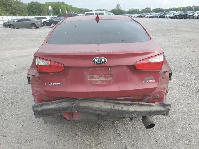 KNAFX4A85F5323406 - 2015 KIA FORTE EX RED photo 6