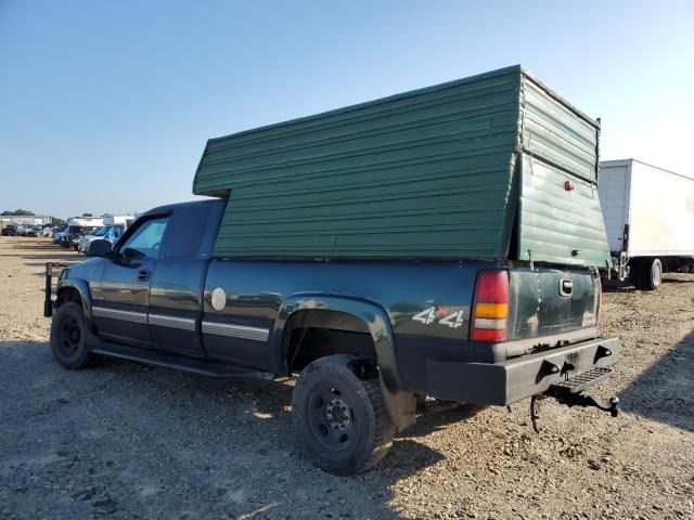 1GCGK29U2XE223468 - 1999 CHEVROLET SILVERADO K2500 GREEN photo 2