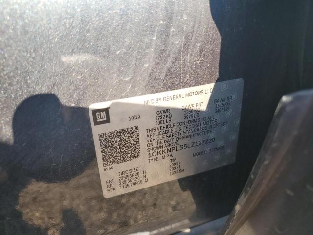 1GKKNPLS5LZ127220 - 2020 GMC ACADIA DENALI GRAY photo 12