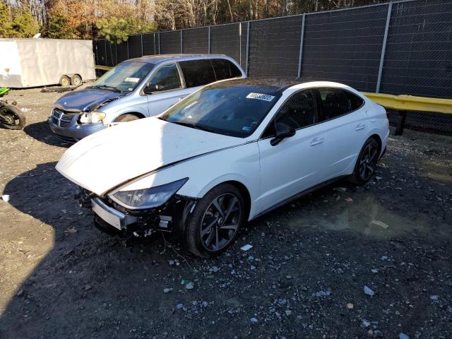 KMHL44J26PA263196 - 2023 HYUNDAI SONATA SEL PLUS WHITE photo 1